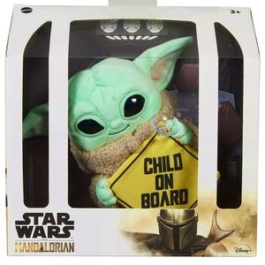 Star Wars - 8” Yoda “Child on Board” Car Sign for Rear Window